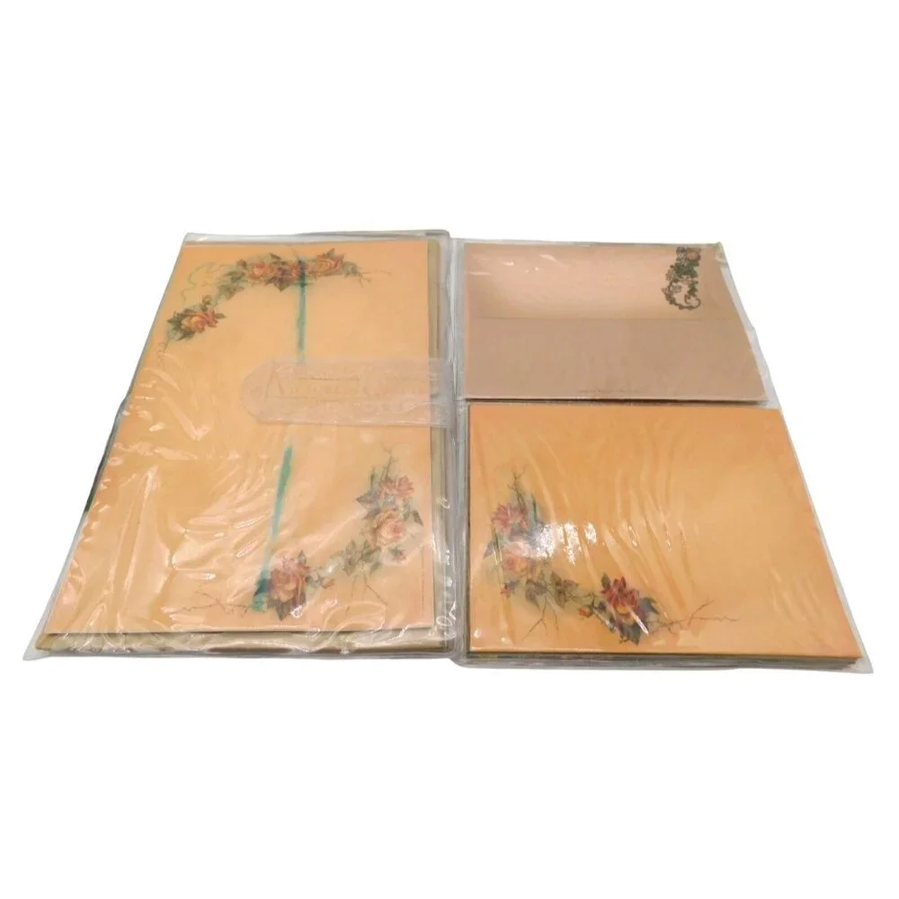 Lot of Vintage Victorian Inspired Stationery Sets Hallmark Victorian Greetings